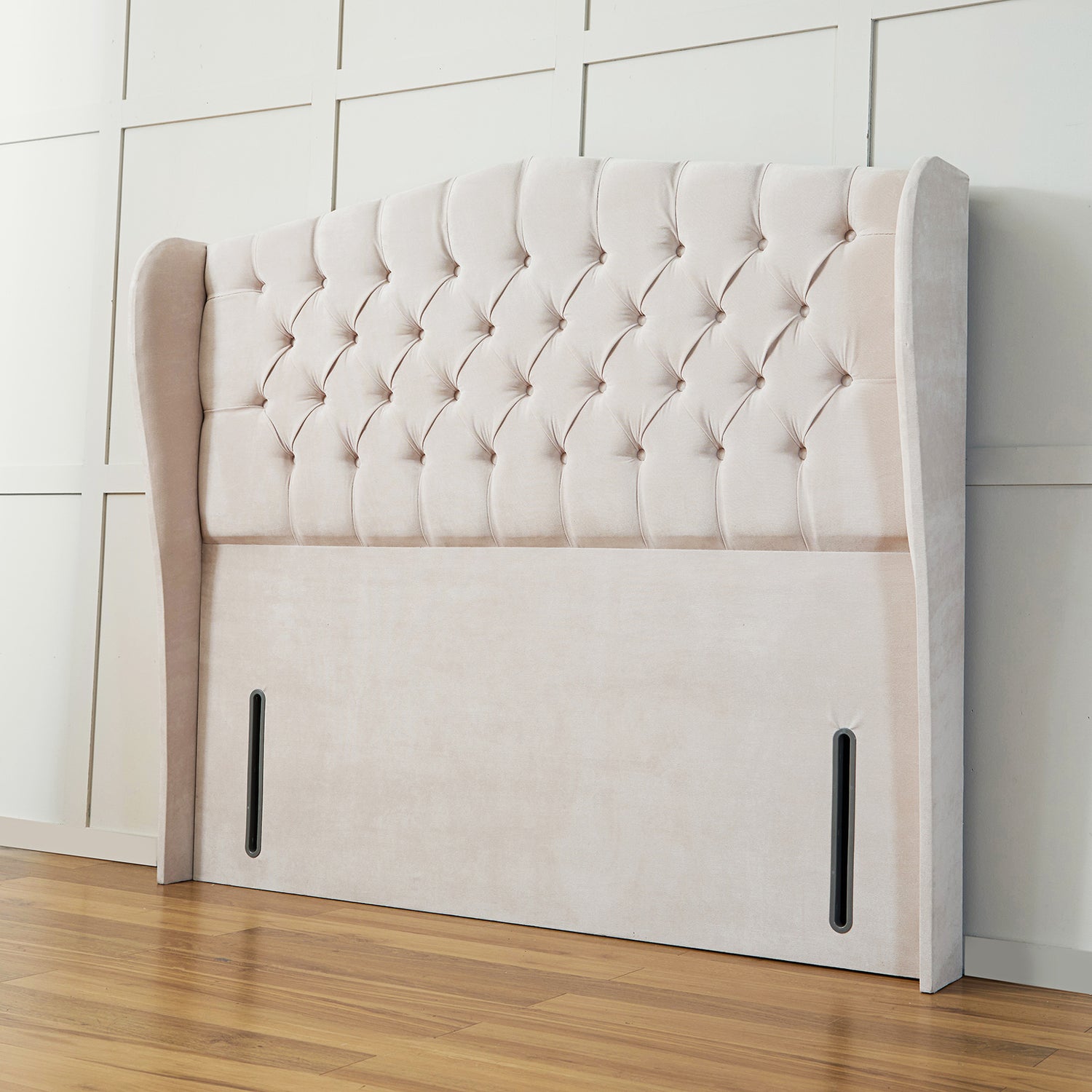Chelsea Winged Upholstered Headboard
