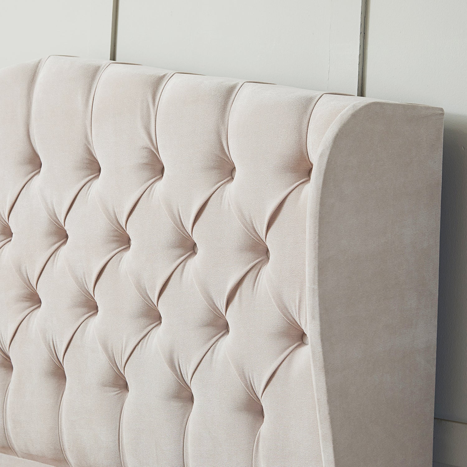 Chelsea Winged Upholstered Headboard