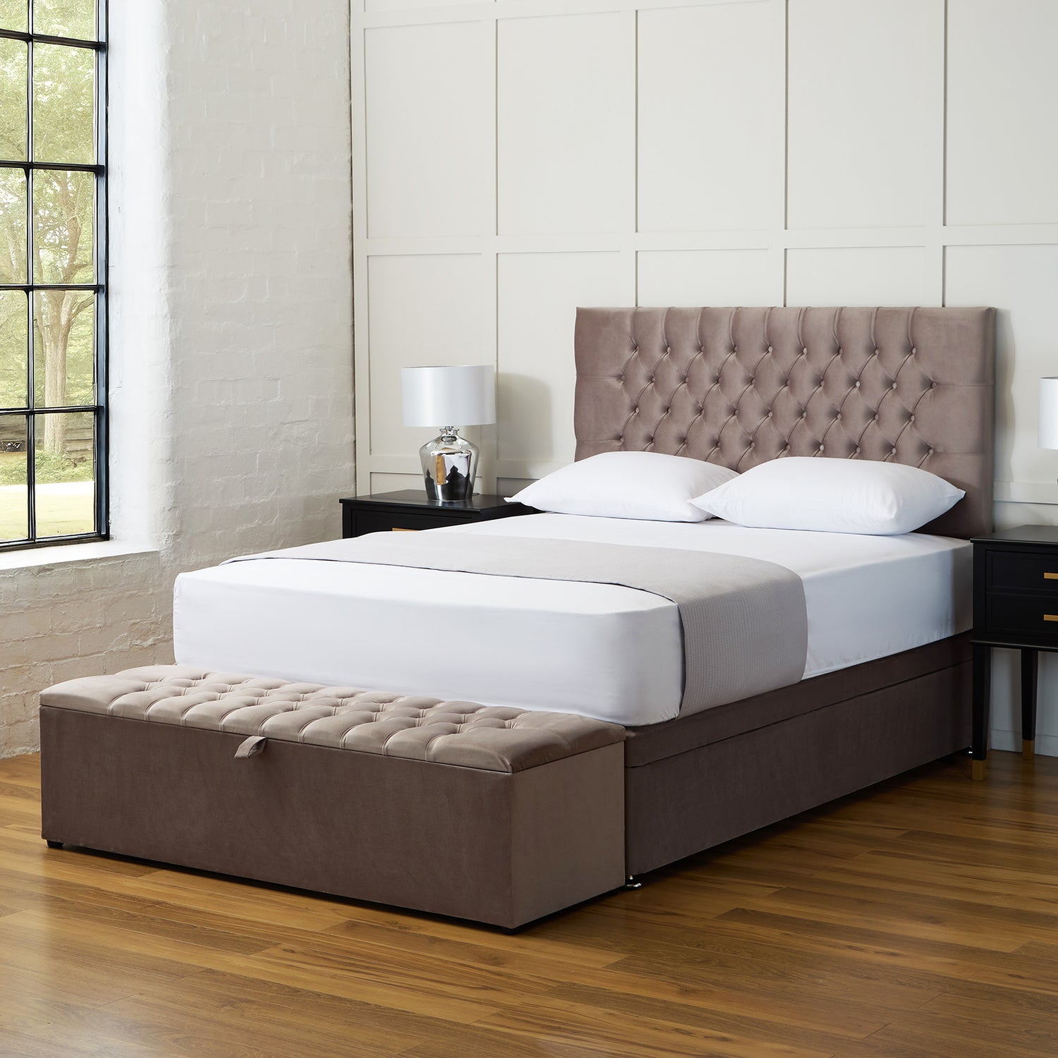 Chesterfield Ottoman Divan Bed Set