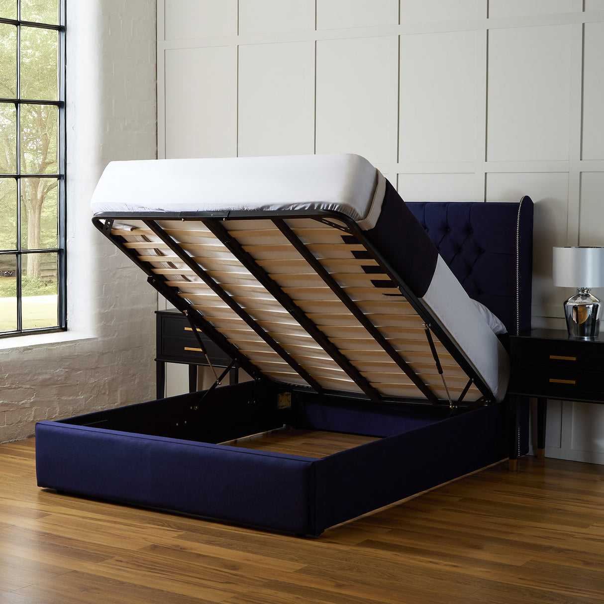 Mayfair Winged Ottoman Bed Frame