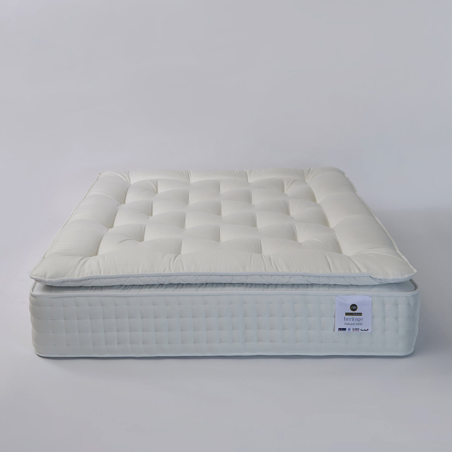 Heritage Natural 3000 Pocket Sprung Pillowtop Mattress