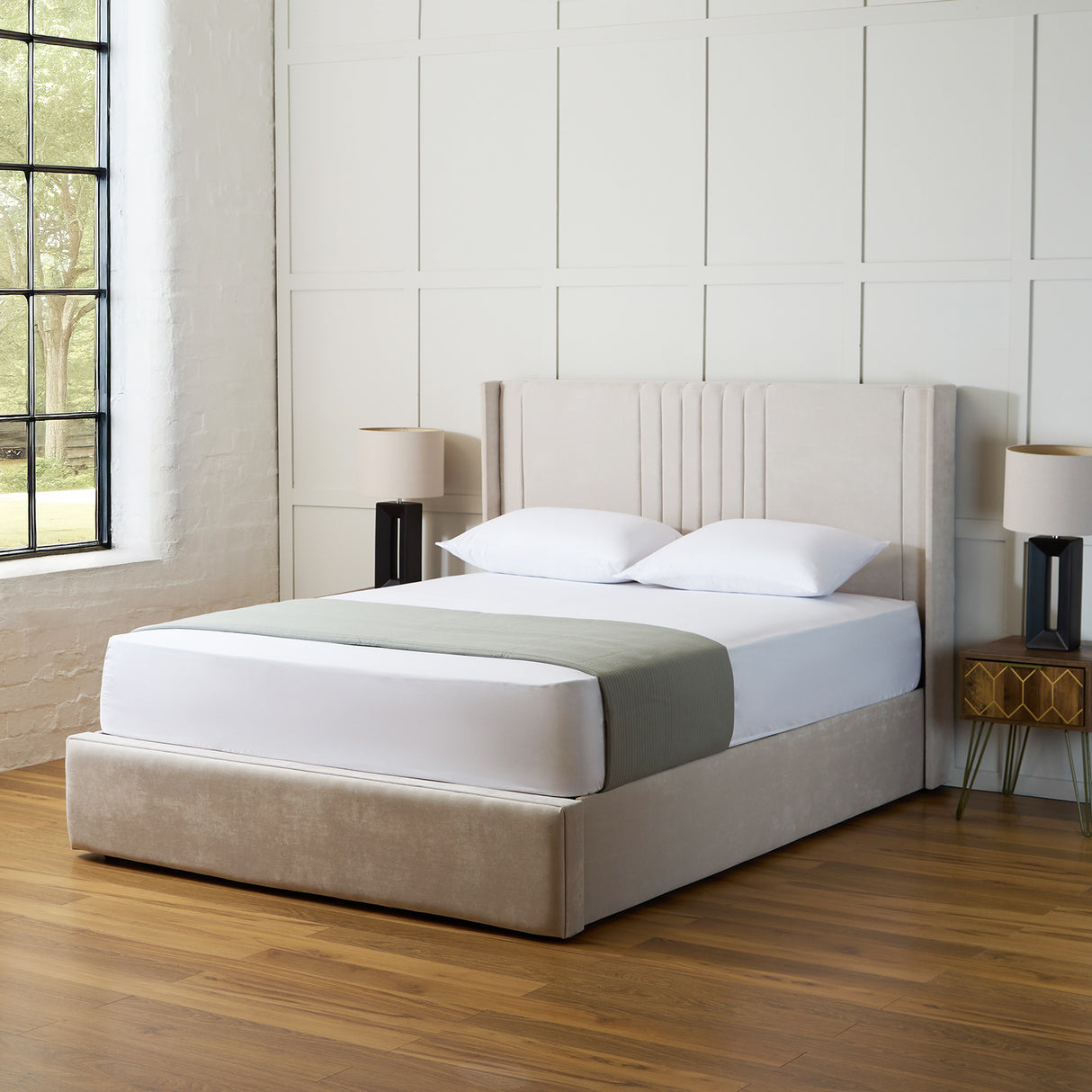 Monaco Winged Ottoman Bed Frame